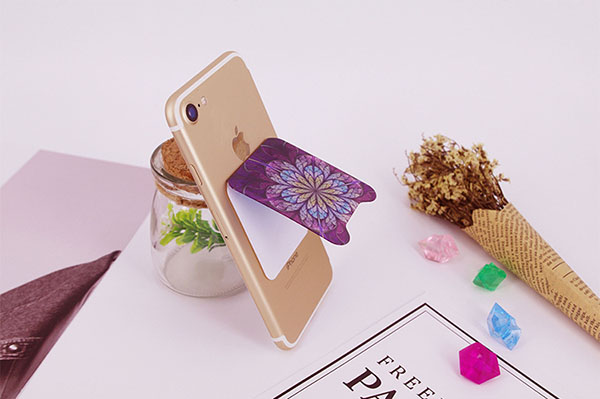 移動電源無痕可移膠貼，手機(jī)貼